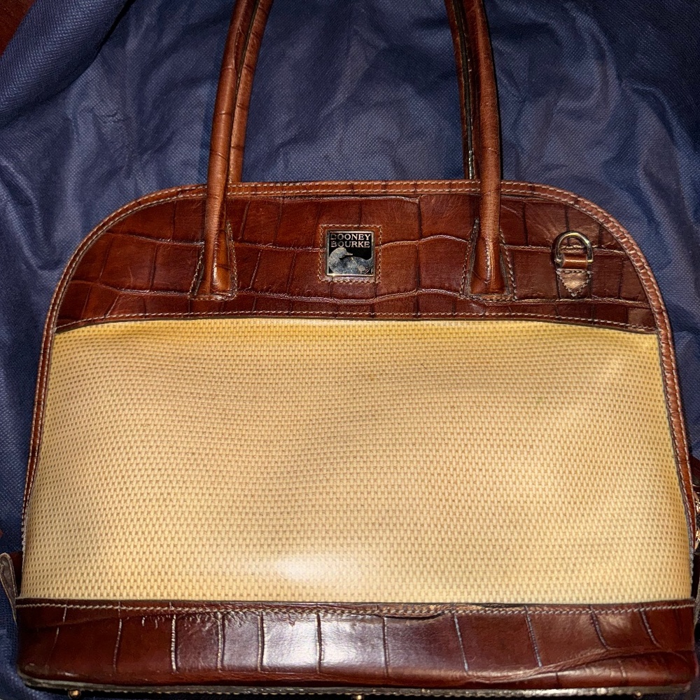 Dooney and Bourke croco Panama bag (Dust bag incl)